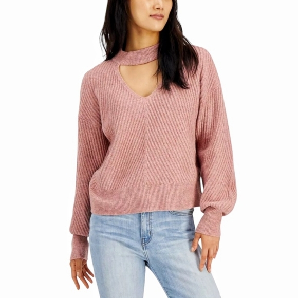 SO - Gigi Neck Pullover Sweater Ireland Pink - Picture 16 of 16